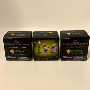 The Nightmare Before Christmas D-Formz mini figures bundle of (3) blind boxes